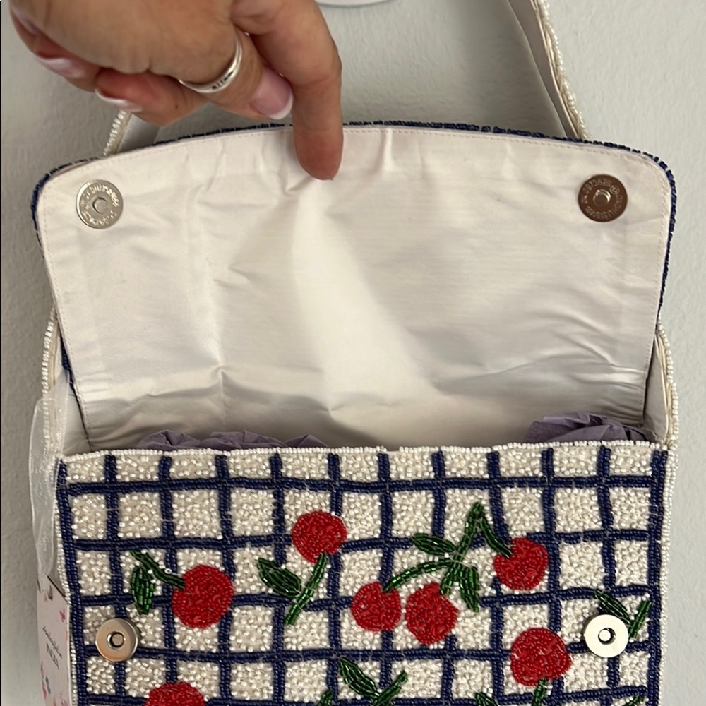 Made In India | Cherries Beaded Shoulder Bag ๐ - Picture 4 of 11